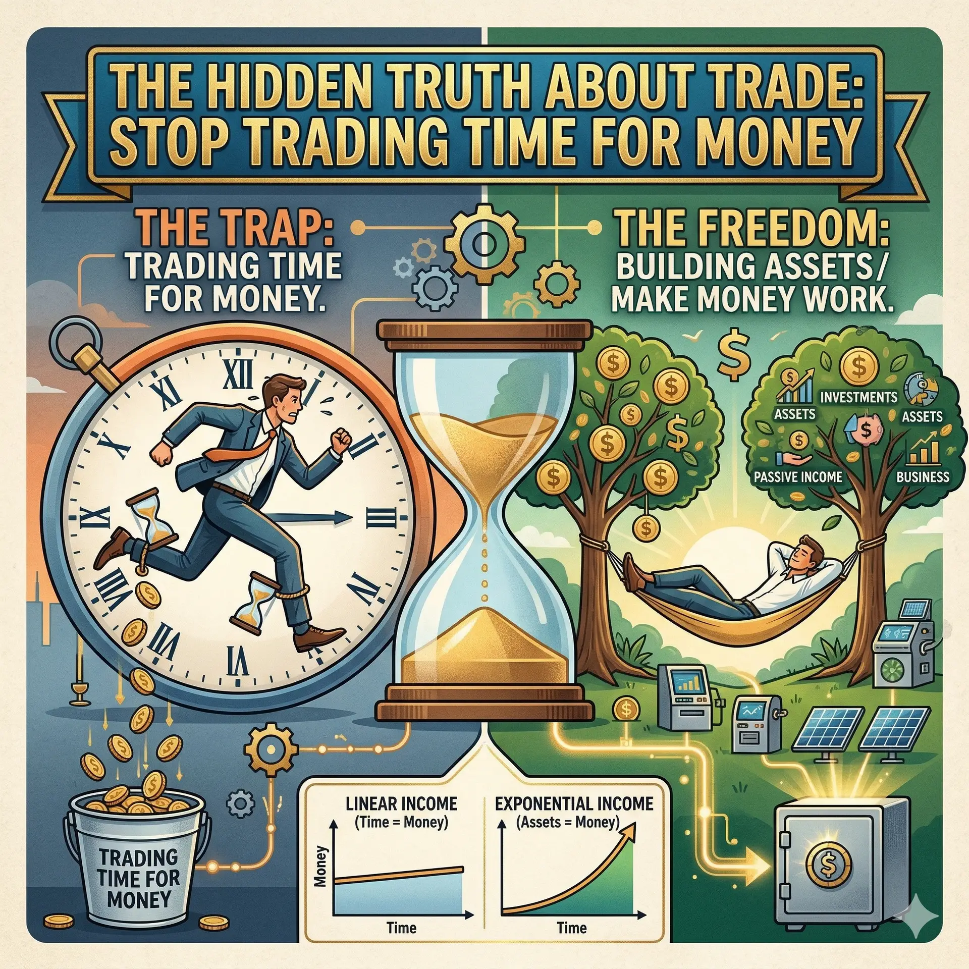 The Hidden Truth About Trade: Why You Must Stop Trading Time for Money